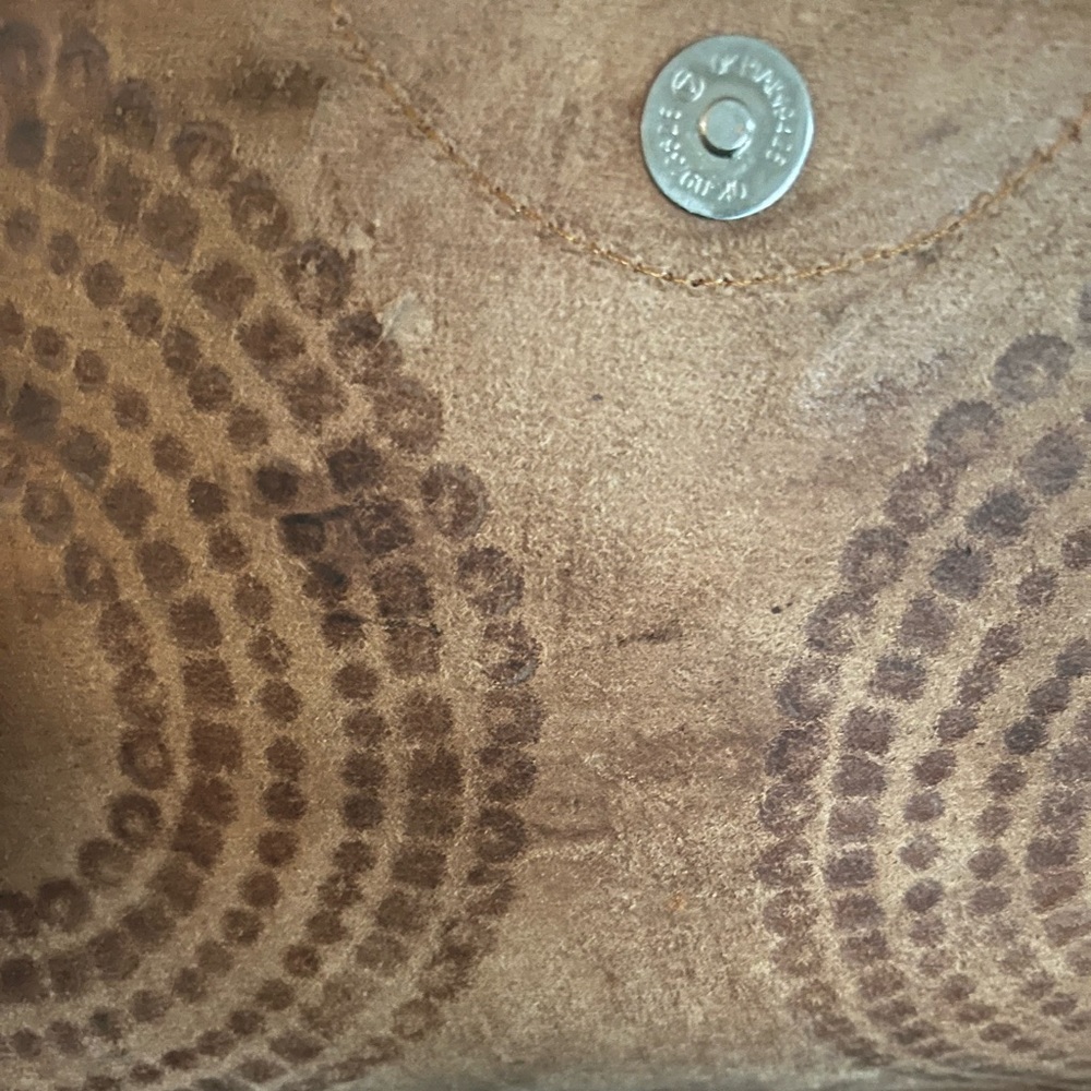 NEW!!! Handcrafted TOOLED CROSSBODY HANDBAG - Picture 5 of 5